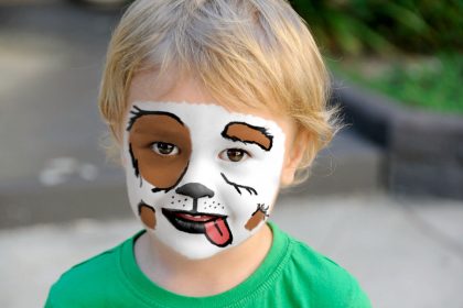 الوان الرسم على الوجه للاطفال